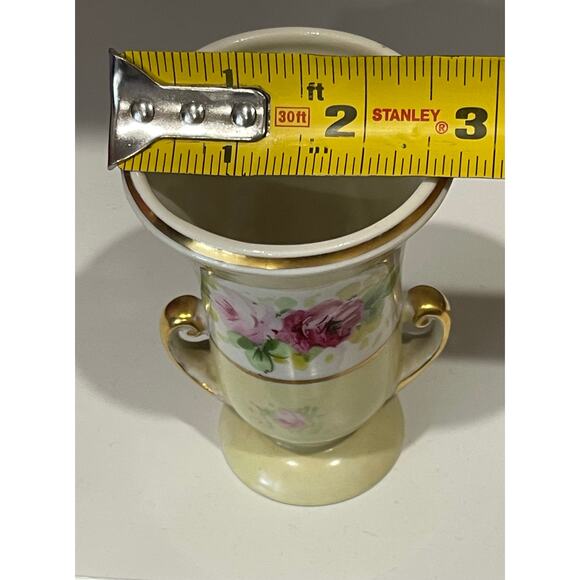 Vintage  Mid Century Mini Vase Hand Painted - Picture 3 of 5